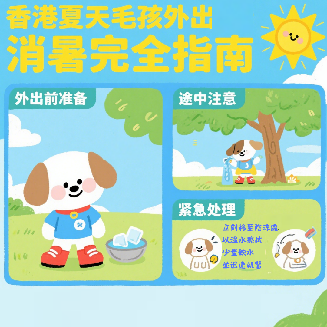 香港夏天毛孩外出消暑完全指南