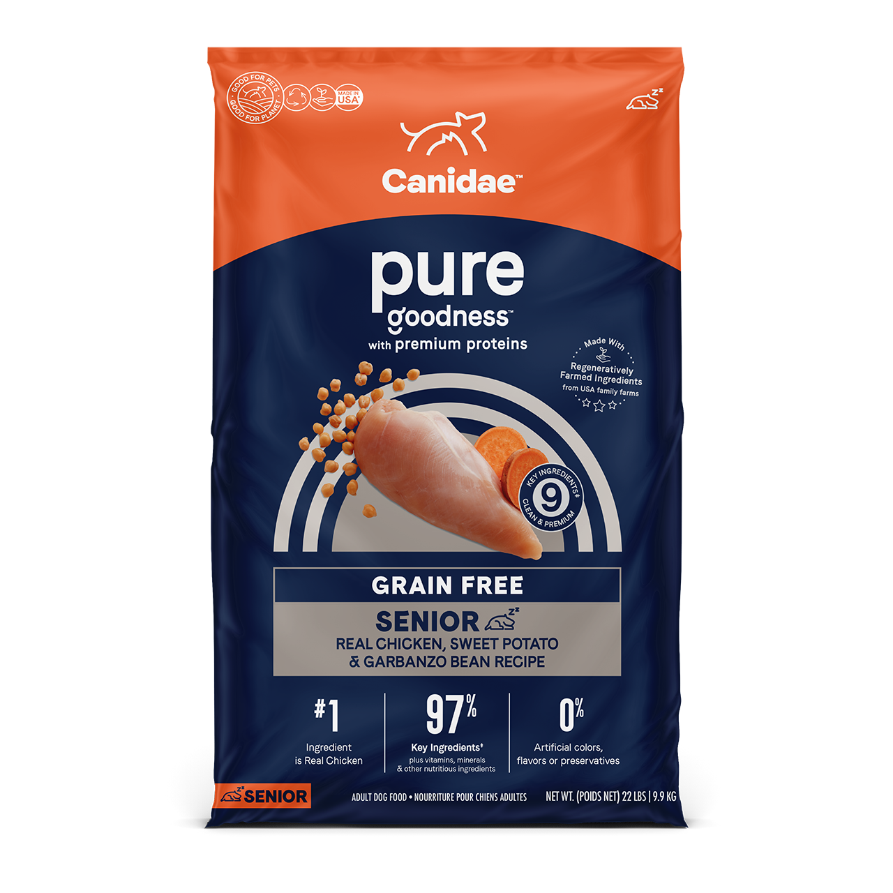 Canidae (Pure Seniors with Chicken) Grain-Free Dog Food for Senior Dogs