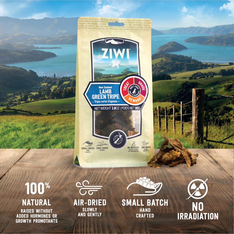 ZiwiPeak - Teeth Cleaning Bone Series Sheep Grass Stomach 80g