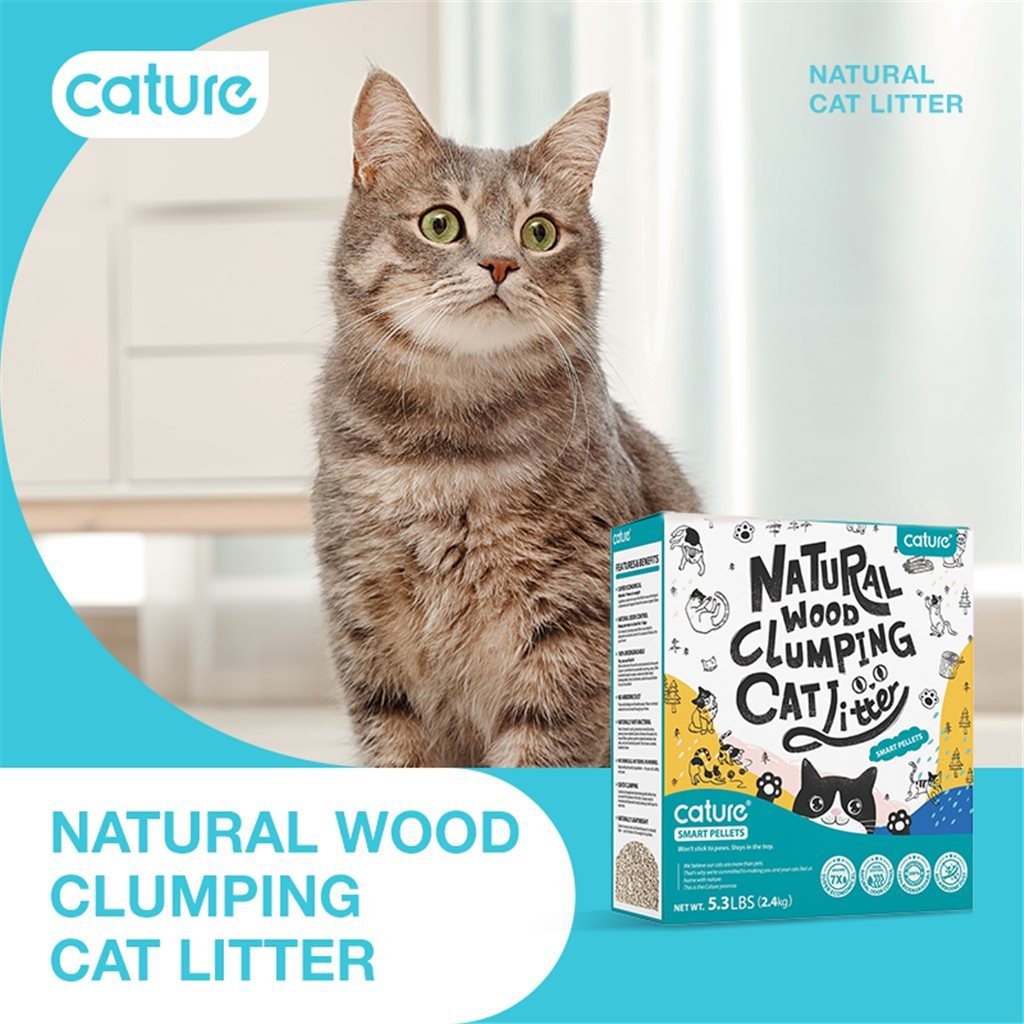 Cature 迦爵 Smart Pellet 歐洲原木(凝結)貓砂 6L (5.5lb) 盒裝
