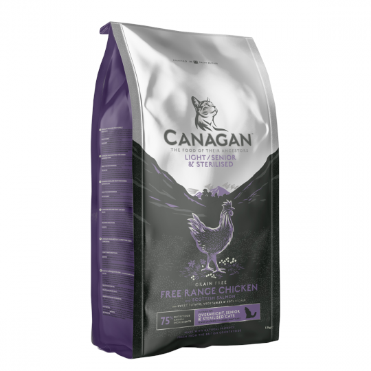 Canagan Light/Senior For Cats Grain-Free Free Range Chicken Weight Loss/Senior Cat Food