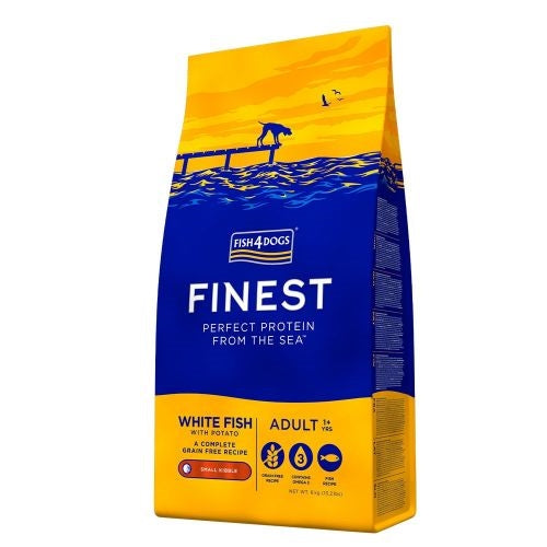 Fish4Dogs Finest Fish Gluten-Free Hypoallergenic Adult Dog Food (Large)