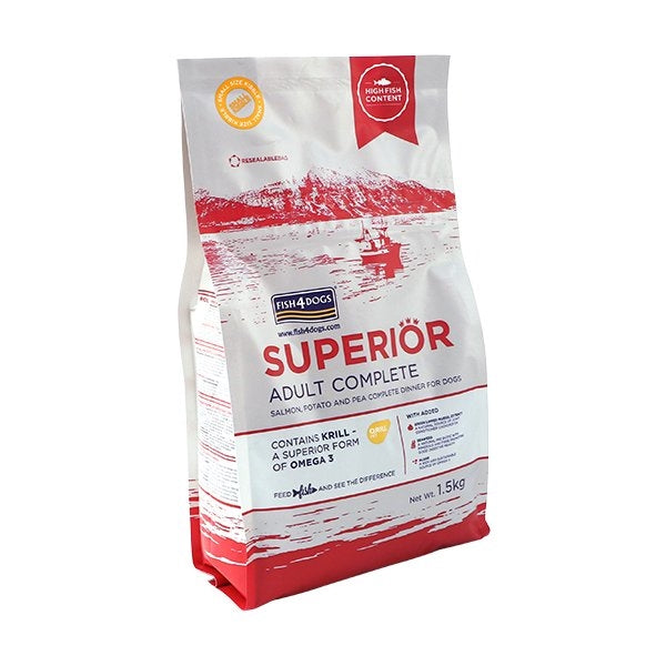 Fish4Dogs Superior Adult Complete Ocean Upgrade Series Adult Dog Food (Small Grain)