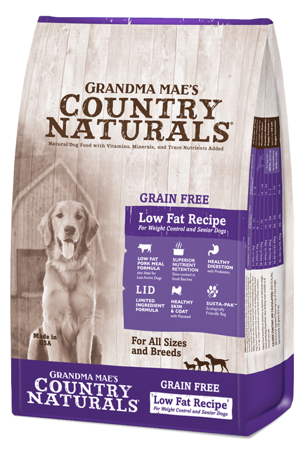 Country Naturals Grain-Free, Allergy-Friendly, High-Fiber, Low-Fat, All-Breed Streamlined Dog Food