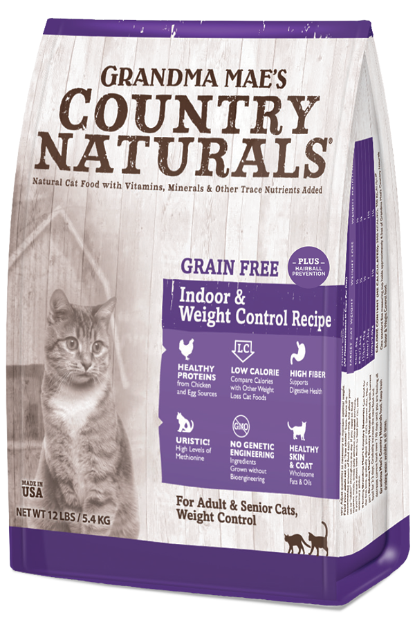 Country Naturals Grain-Free Weight Management & Hairball Removal Indoor Cat Food
