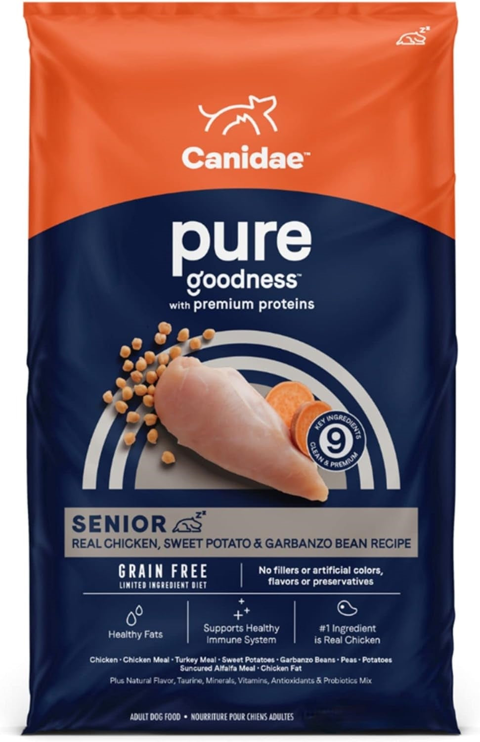 Canidae (Pure Seniors with Chicken) Grain-Free Dog Food for Senior Dogs
