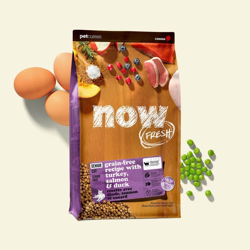 Now! Grain Free Turkey, Salmon, Duck Cat Food - Older Cats/Weight Management
