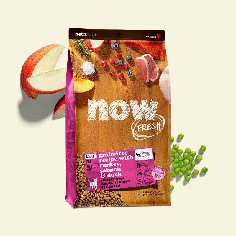 Now! Grain Free Turkey, Salmon, Duck Cat Food - Adult