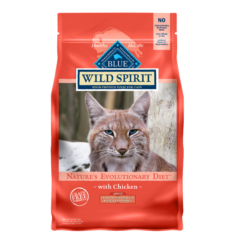 Blue Buffalo - Wild Spirit Indoor Cat Weight Management Chicken Formula Cat Food