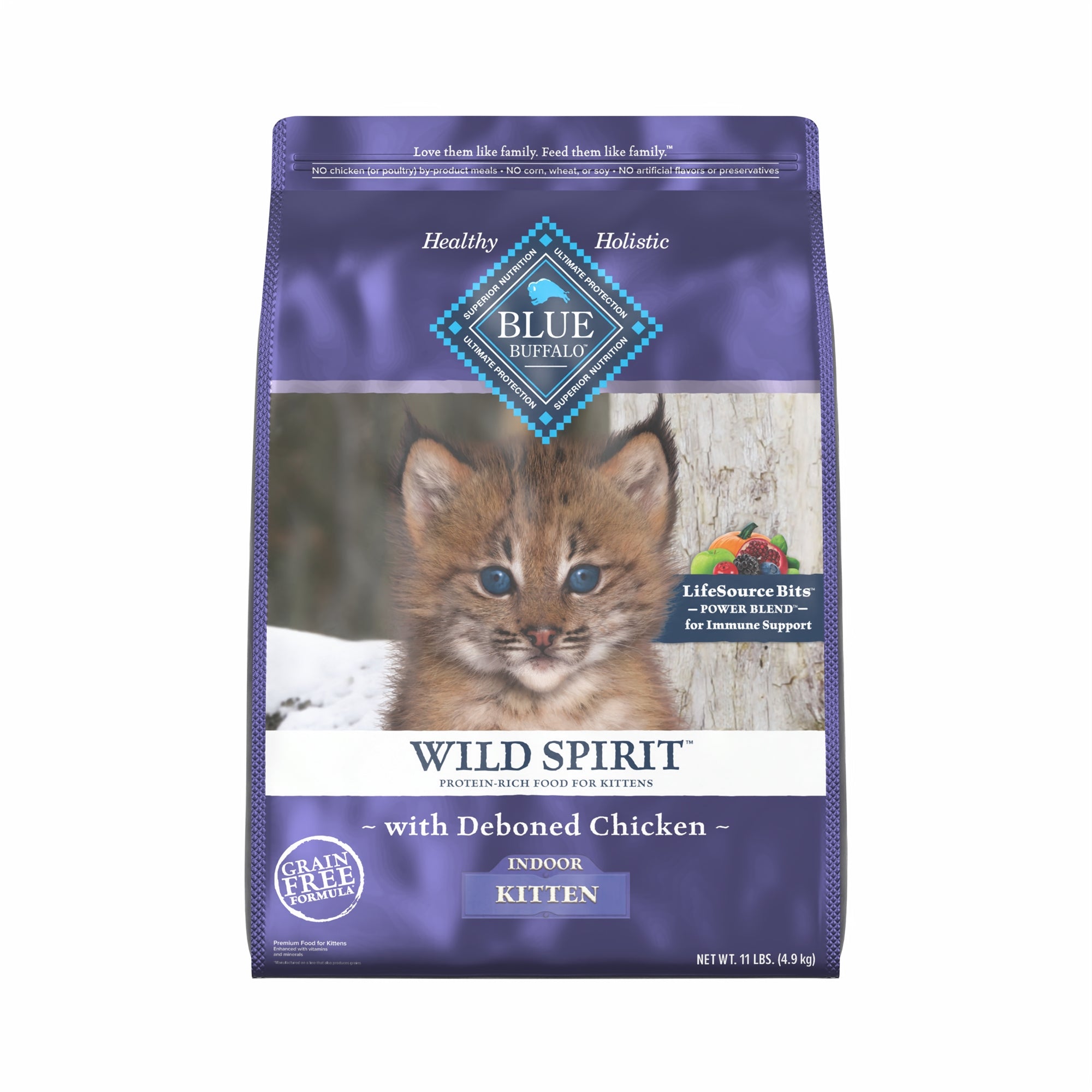 Blue Buffalo - Wild Spirit Kitten Indoor Chicken Formula Cat Food