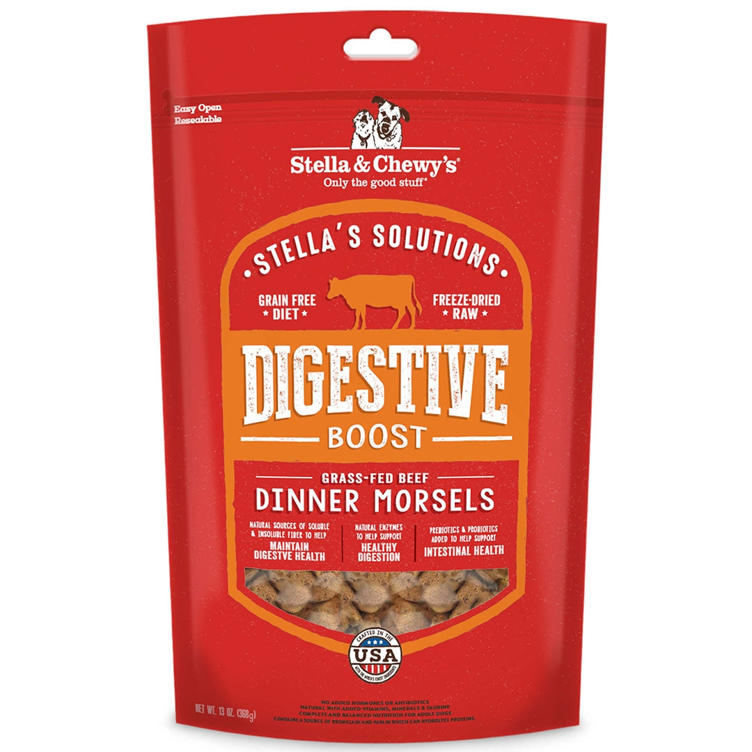 Stella's Solutions - Digestive Aid - Grass-Fed Beef Freeze-Dried Dog Food (Main Food/Dry Food Companion)