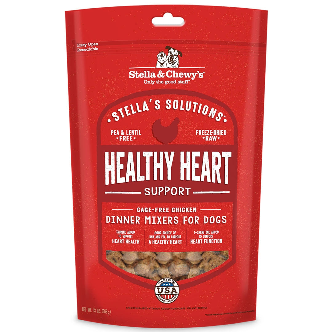 Stella's Solutions - Heart Health Support - Free Range Chicken Freeze-Dried Dog Food (Main Food/Dry Food Companion)