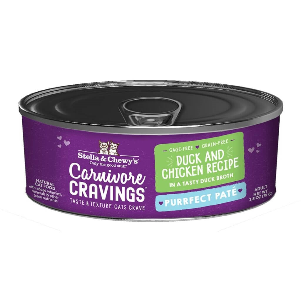 Stella & Chewy's Grain-Free Bone Broth & Meat Pâté Cat Food (24 Cans)