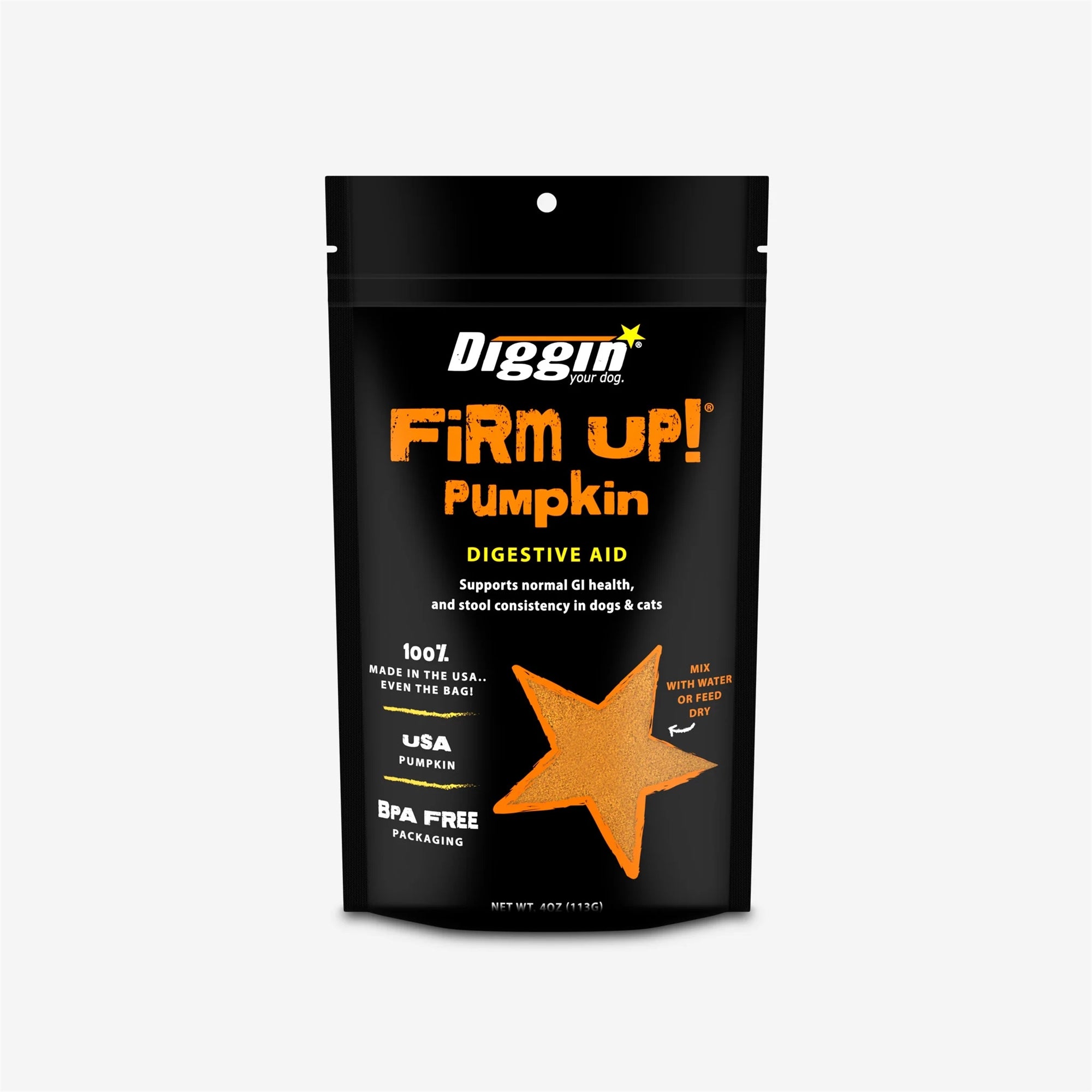 Super Snouts Diggin - Firm Up Pumpkin Apple Fiber (For Cats and Dogs)