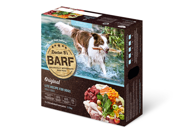 Dr. B (RAW Barf) Frozen Weight Loss Food - Lite Recipe (For Cats and Dogs)