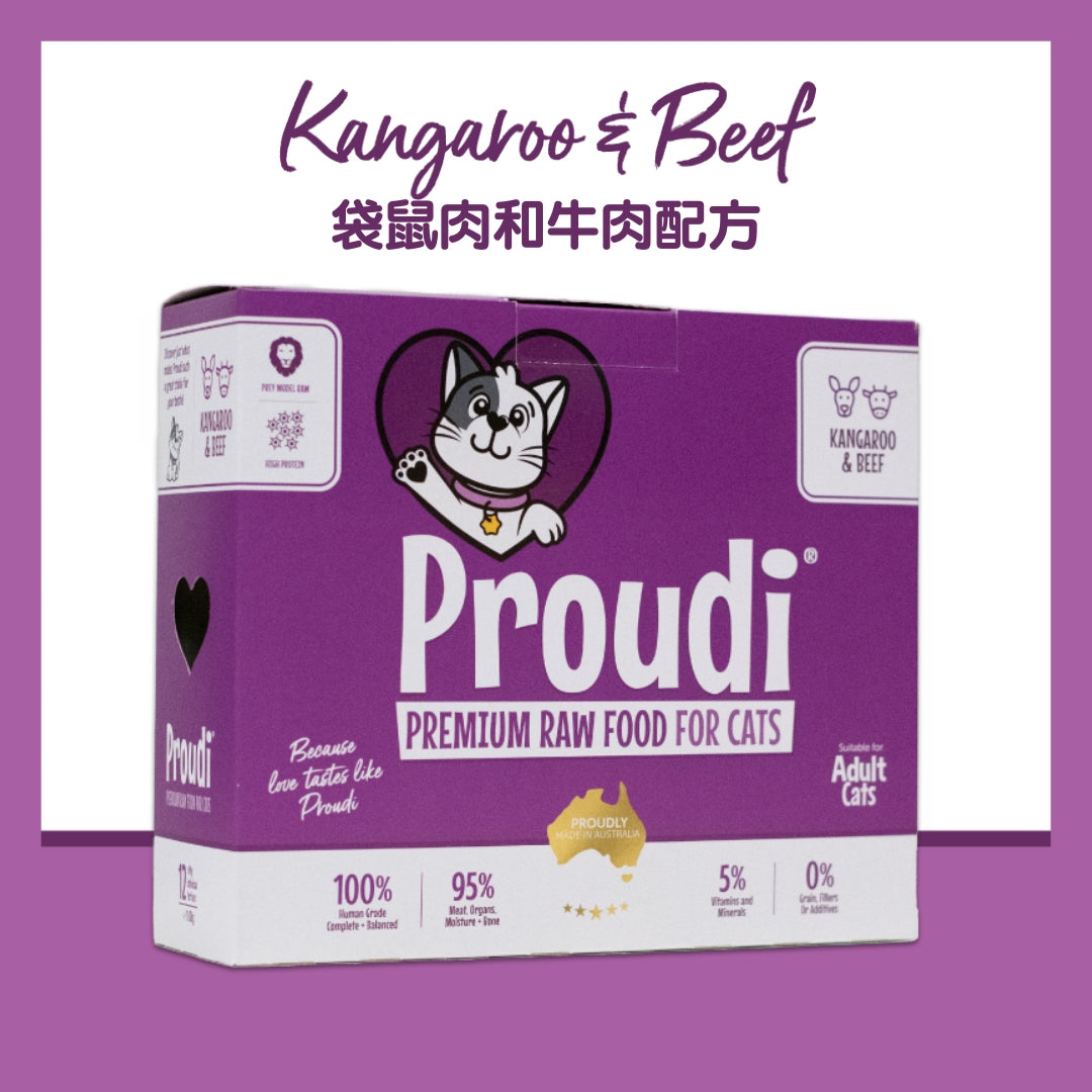 Proudi Frozen Raw Meat Cat Food