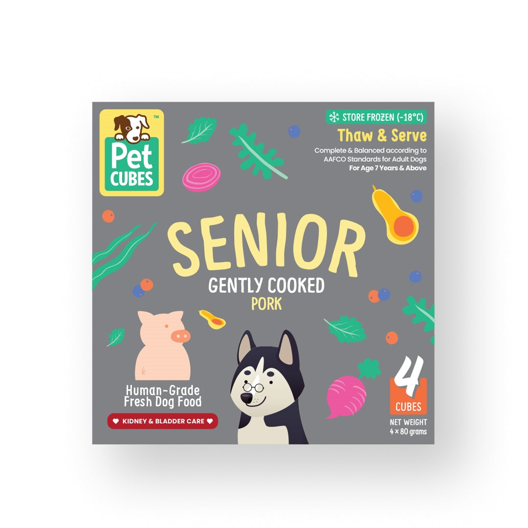 PetCubes - Lightly Cooked Fresh Food for Older Dogs (Refrigerate)