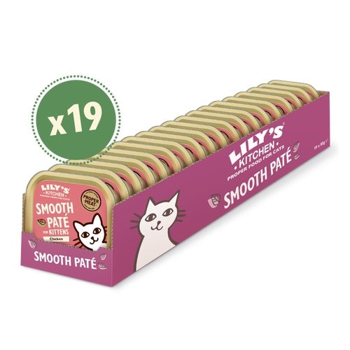 Original Box of 19 Cans - Lily's Kitchen Natural Cat Food Cans - Kitten Growth Meal