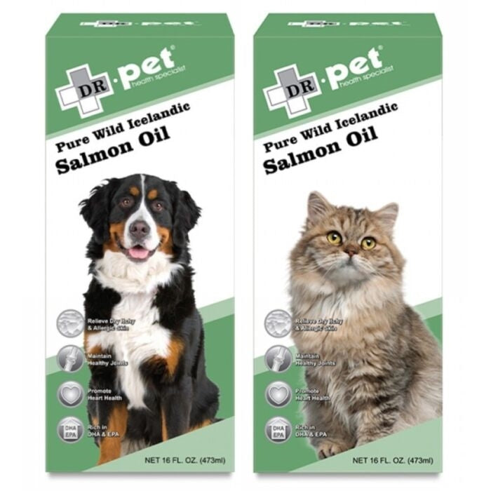 Dr.Pet Pure Wild Icelandic Salmon Oil 16oz (473ml)
