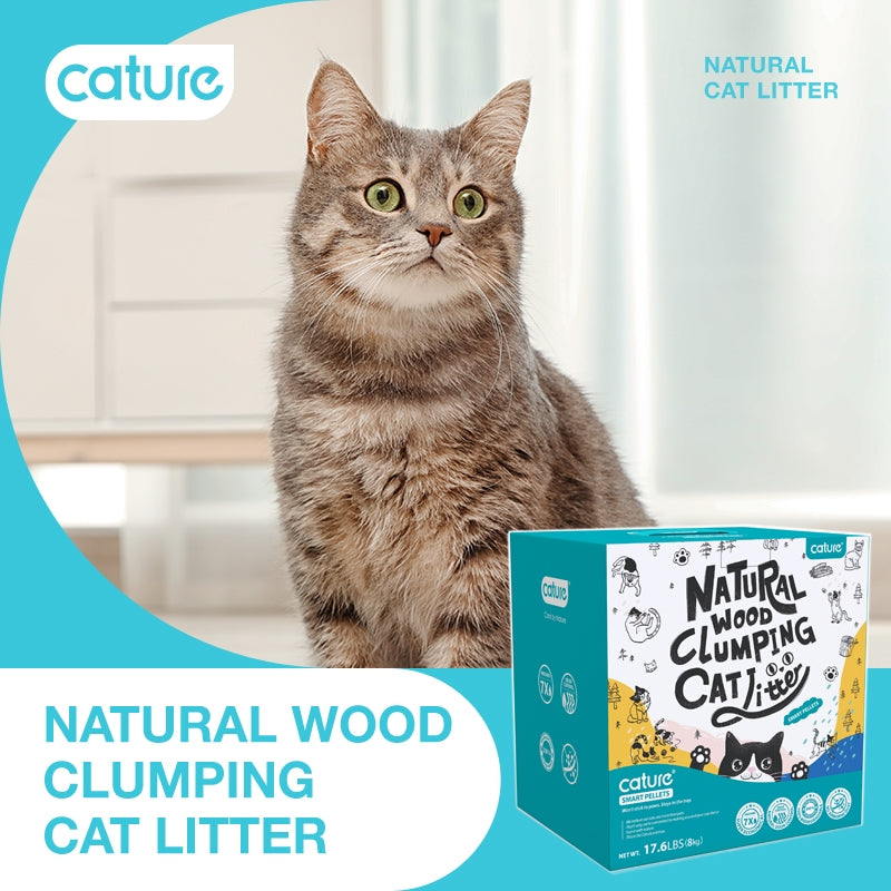 Cature 迦爵 Smart Pellet 歐洲原木(凝結)貓砂 20L (17.6lb) (綠)