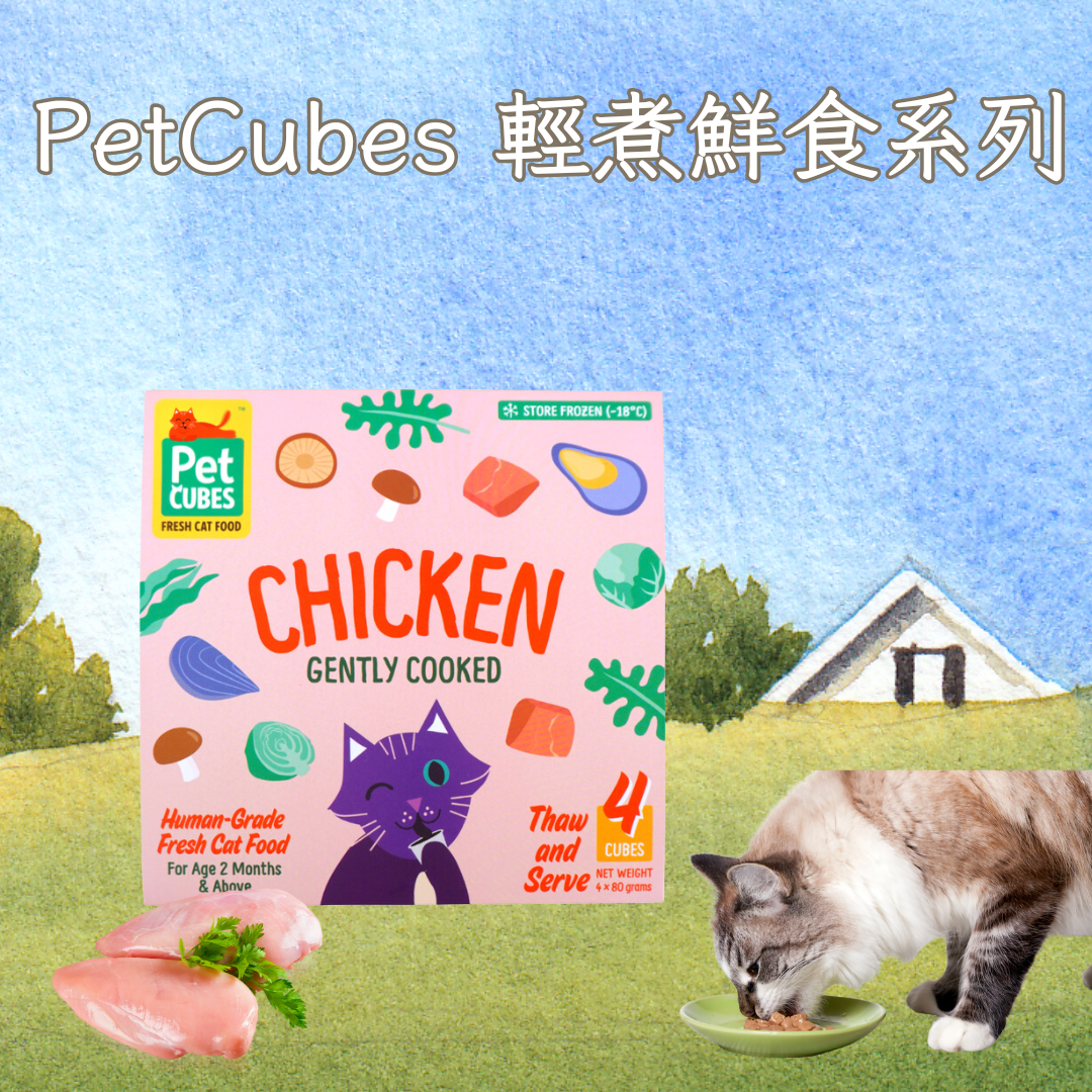 PetCubes - Lightly Cooked Fresh Cat Food (Must Refrigerate)