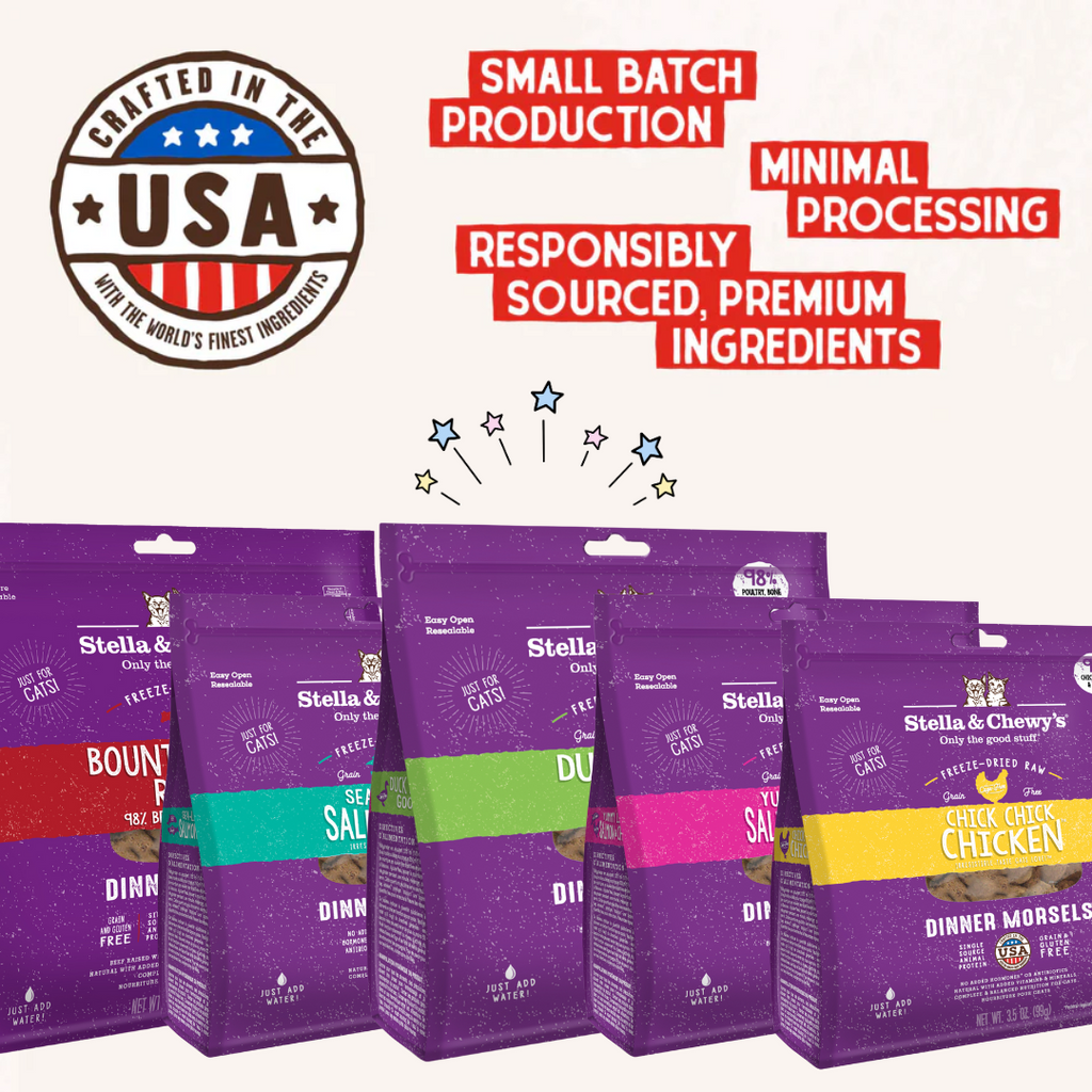 Stella & Chewy's - Freeze Dried Dinner - Freeze-Dried Raw Meat Cat Food