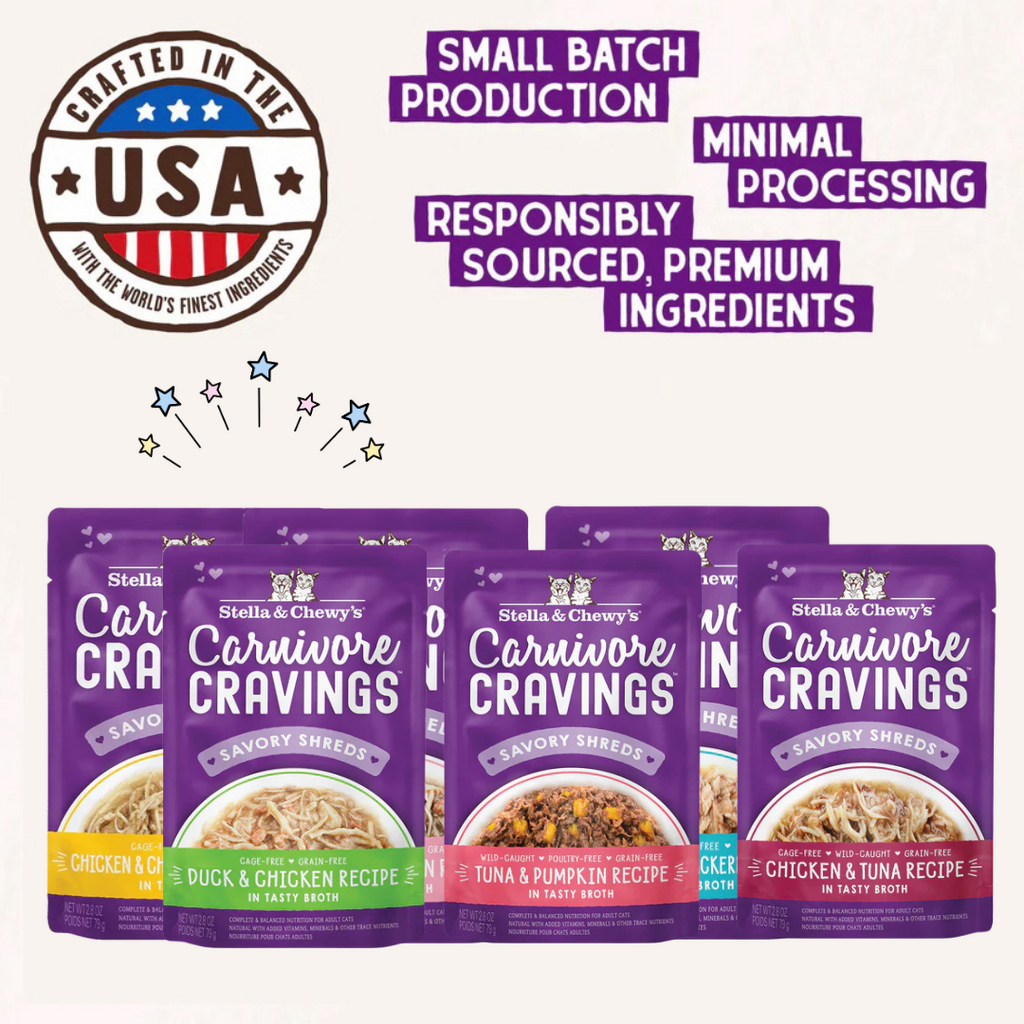 Original Box of 24 Cans - Stella & Chewy's Carnivore Flavor Pack Series Grain-Free Adult Cat Wet Food