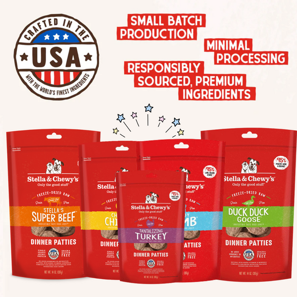 Stella & Chewy's - Freeze Dried Dinner - Freeze-dried Raw Meat Dog Food