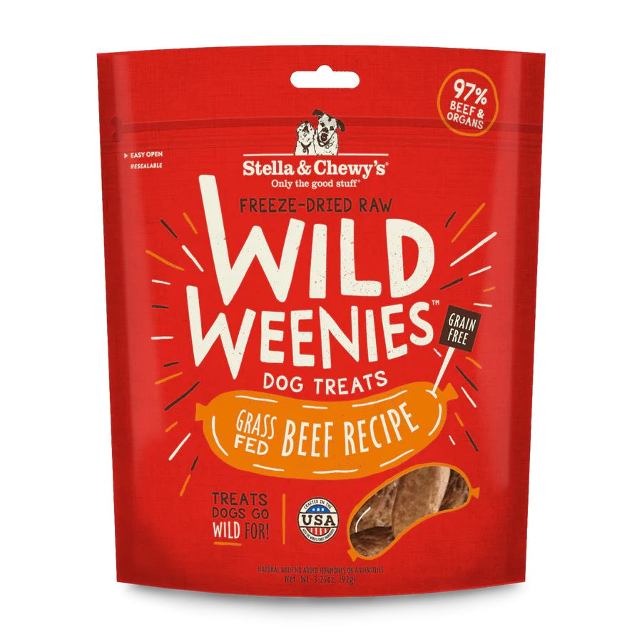 Stella & Chewy's Wild Weenies Freeze-Dried Sausage Dog Treats 3.25oz