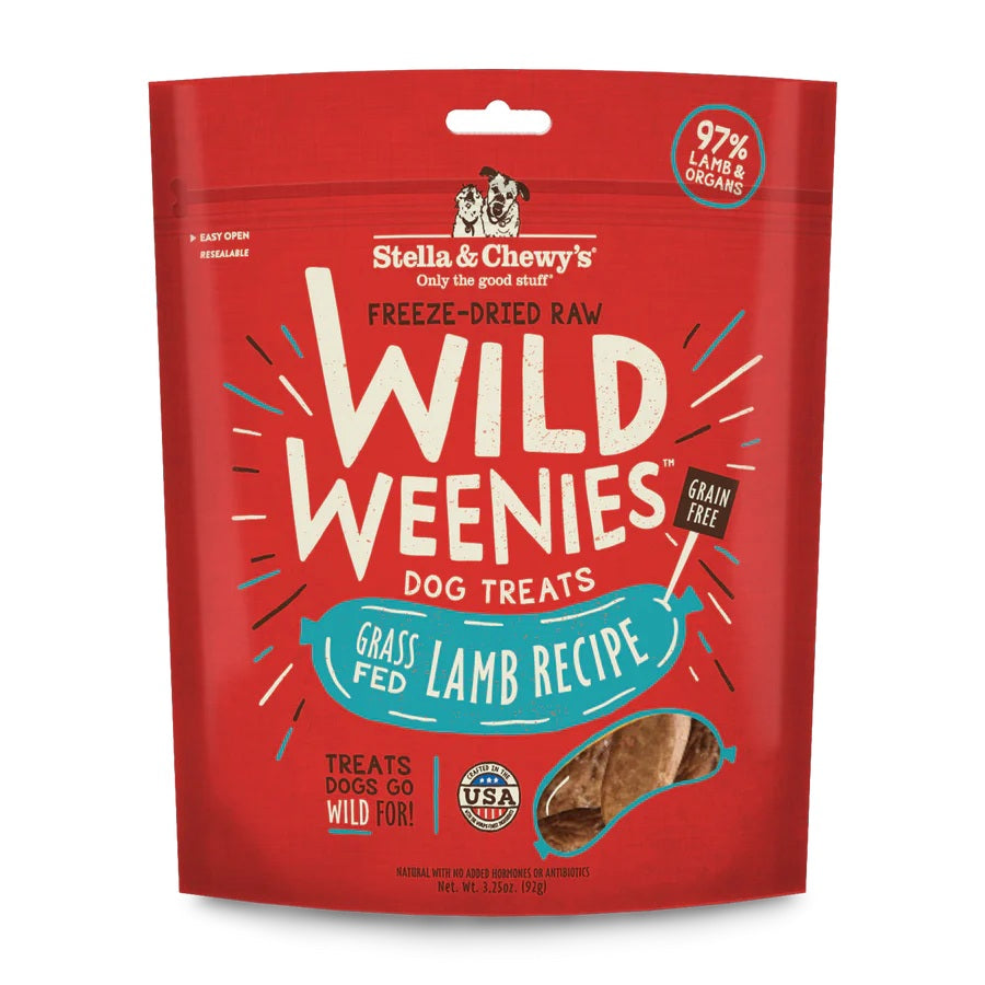 Stella & Chewy's Wild Weenies Freeze-Dried Sausage Dog Treats 3.25oz