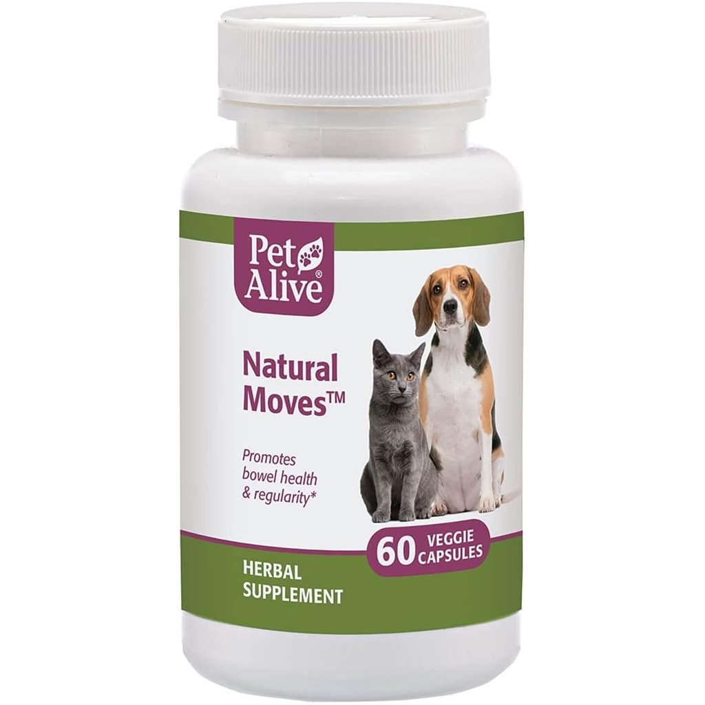 PetAlive - Natural Moves For Pets 60 Capsules for Constipation