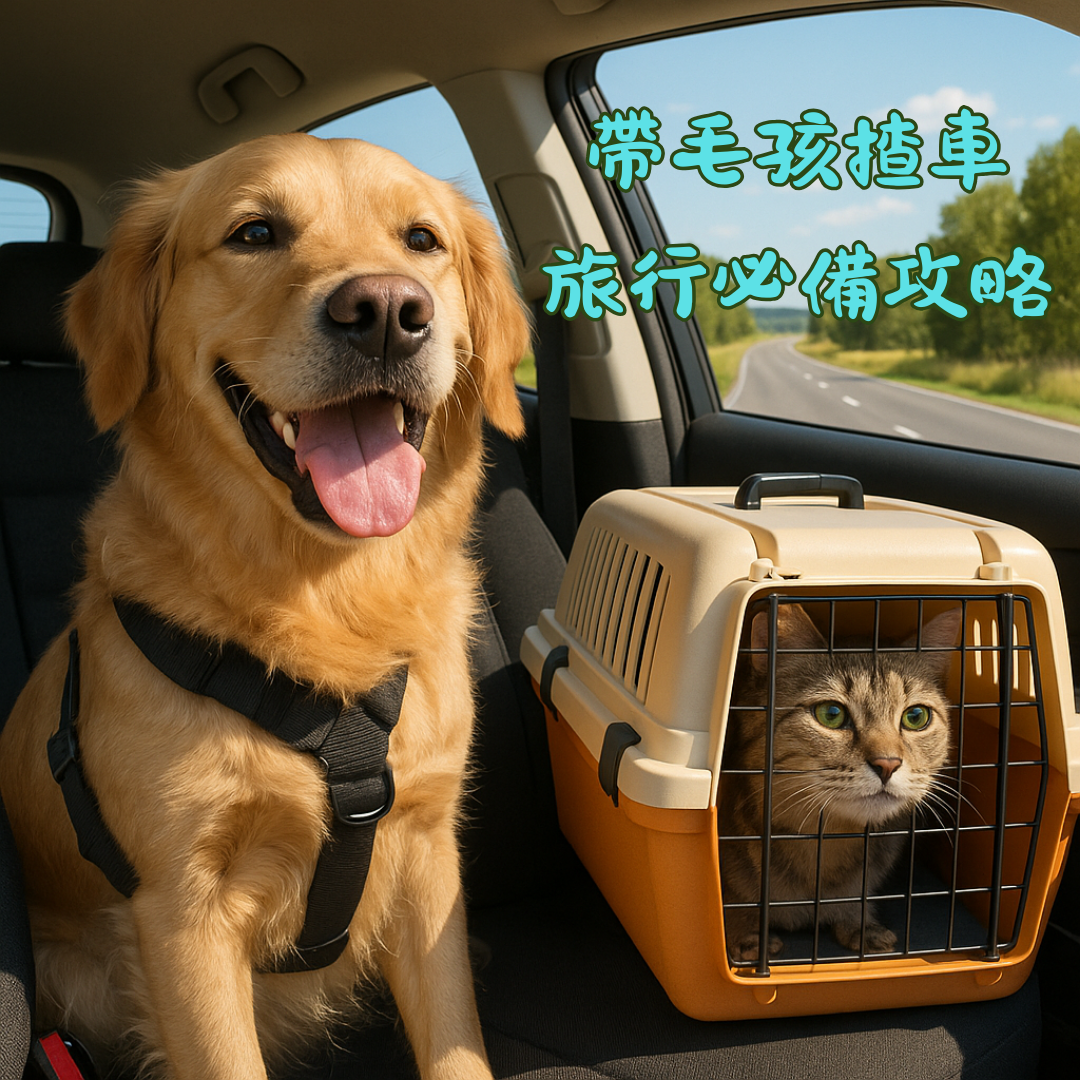 帶貓狗一起開車旅行必備攻略｜foreverpets.hk 寵物安全與舒適指南