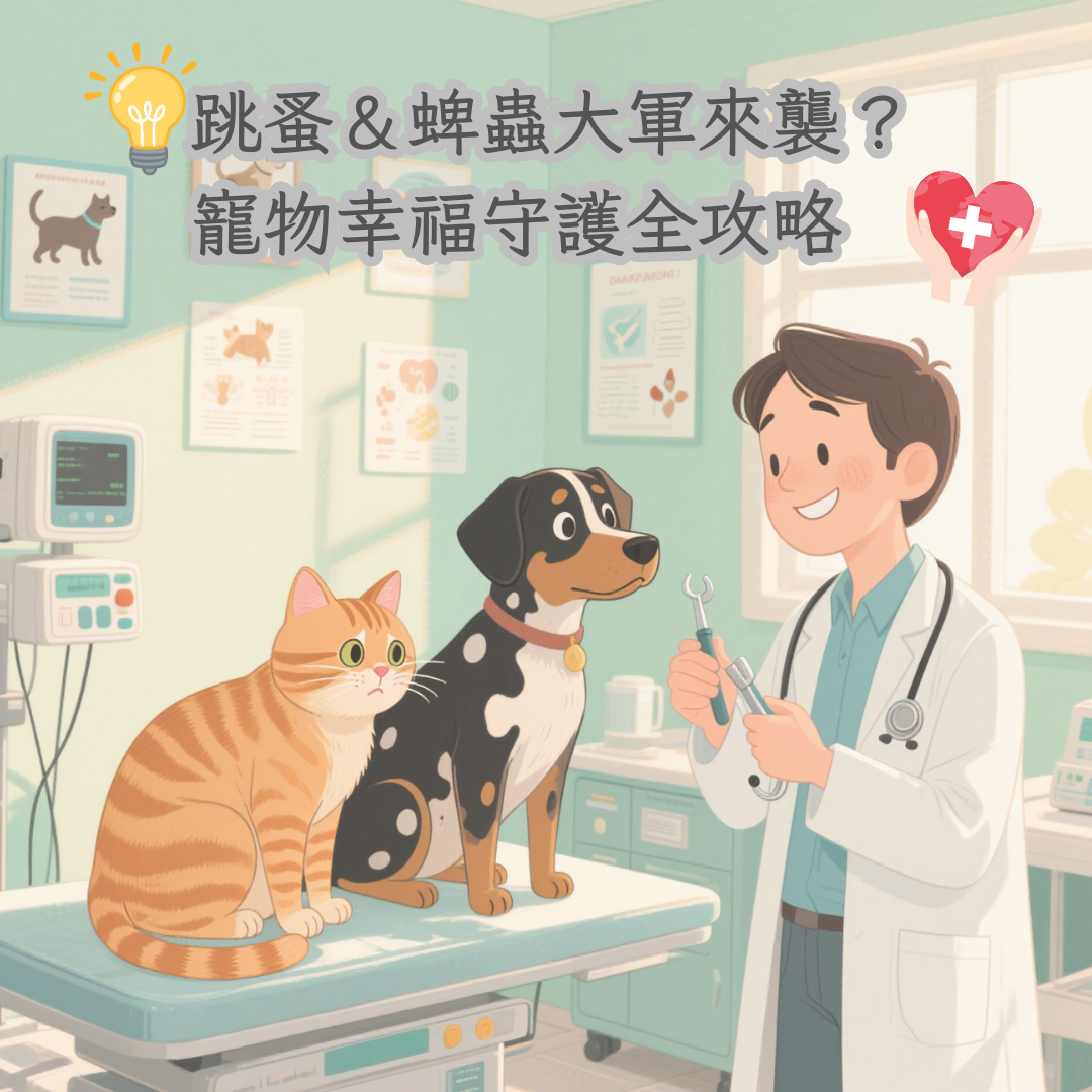 小心！跳蚤＆蜱蟲大軍來襲？狗狗幸福守護全攻略