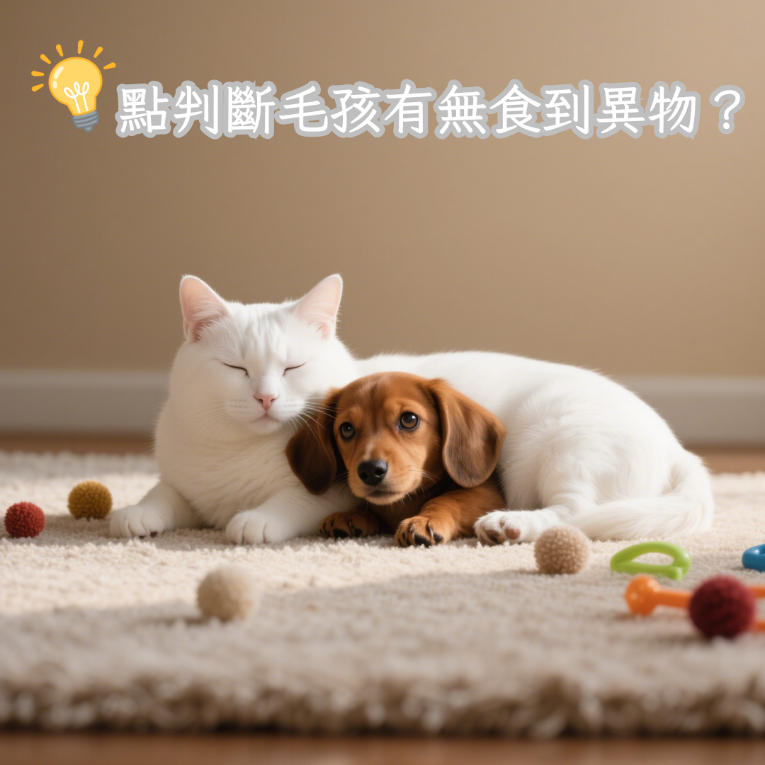 如何判斷貓狗吃到異物？症狀、急救與處理全攻略｜ForeverPets寵物健康