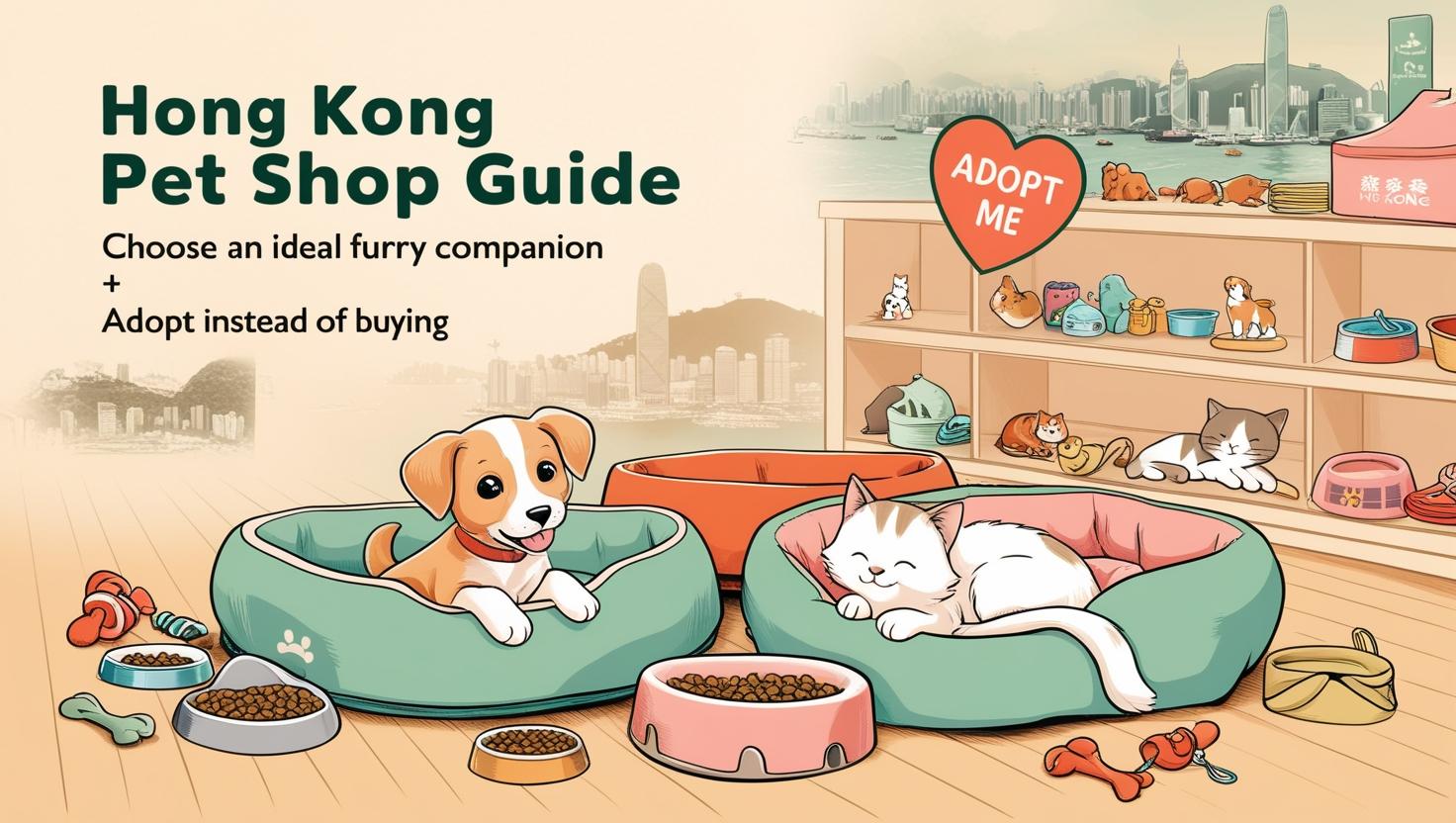 香港寵物店指南：選擇毛孩伴侶與用品的貼心攻略（領養篇)