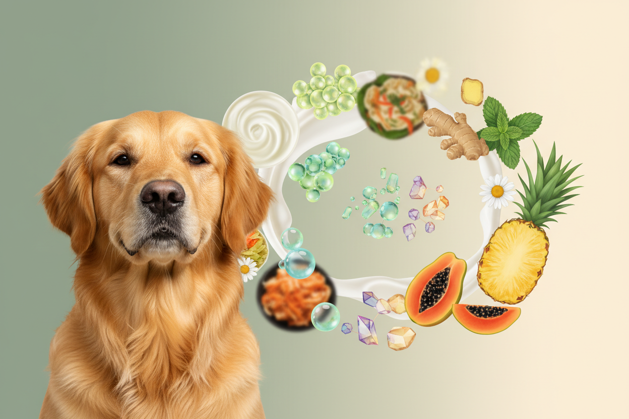 益生菌 vs 消化酵素：狗狗腸胃敏感點揀先啱？2026 選擇指南