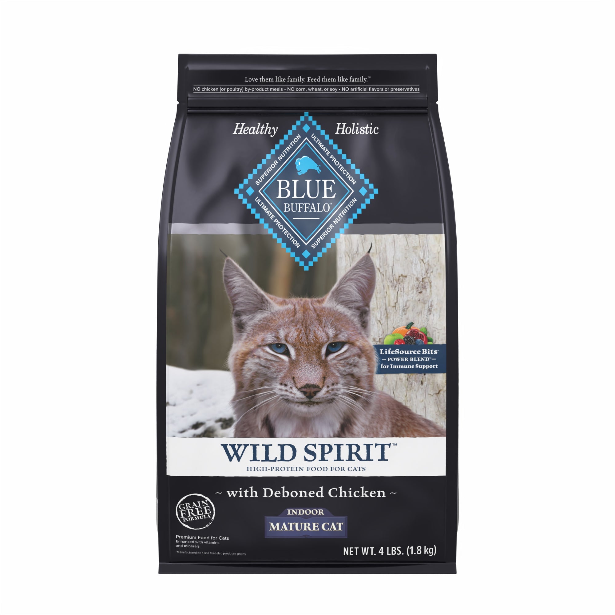 Blue Buffalo - Wild Spirit 室內高齡貓雞肉配方 貓糧