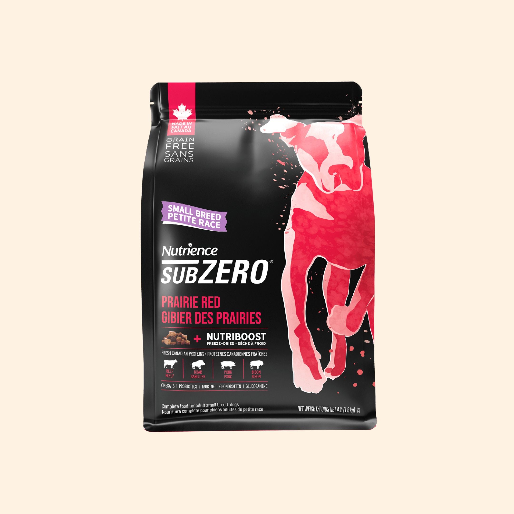 Nutrience SubZero Prairie Red Small Breed Dog Food 