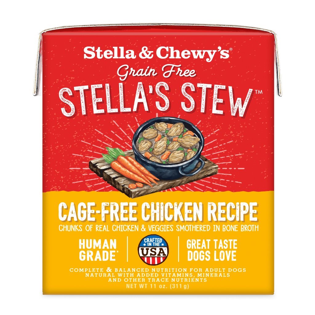 原箱 12 盒優惠 - Stella & Chewy's 單一材料燉肉系列 燉放養雞肉狗狗鮮食濕糧 11 oz (SS-C-11)