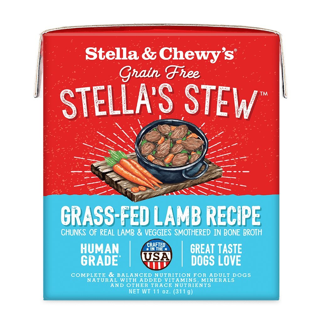 原箱 12 盒優惠 - Stella & Chewy's 單一材料燉肉系列 燉草飼羊肉狗狗鮮食濕糧 11 oz (SS-L-11)