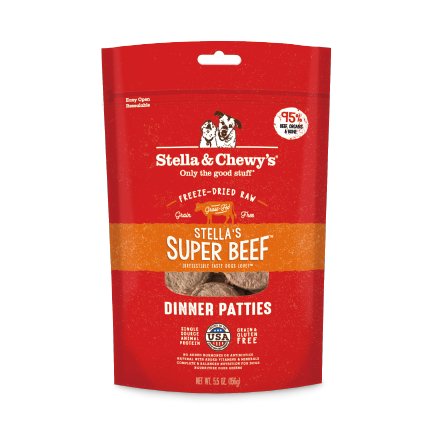 Stella & Chewy's - Freeze Dried Stella's Super Beef Dinner - 牛肉 狗配方 凍乾生肉糧