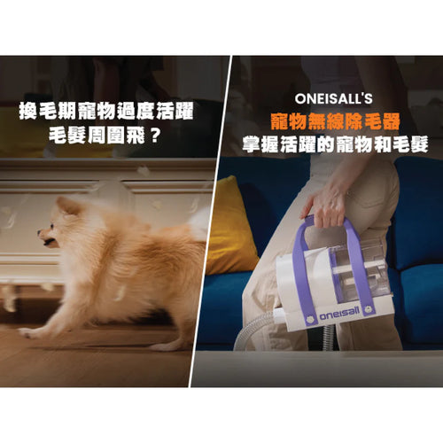 ONEISALL 一機多用無線寵物吸毛器 |  BM5