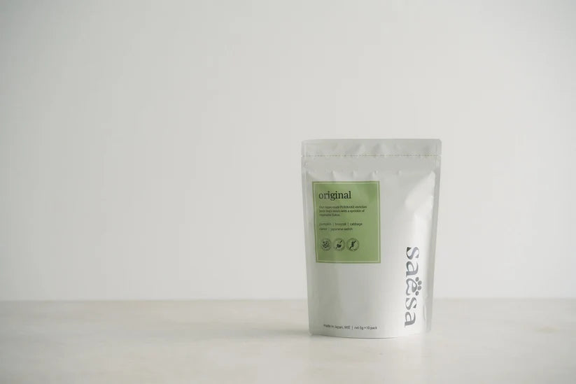 saesa Additive-Free Vegetable Topper 日本製狗狗風乾蔬菜 5g × 10小包