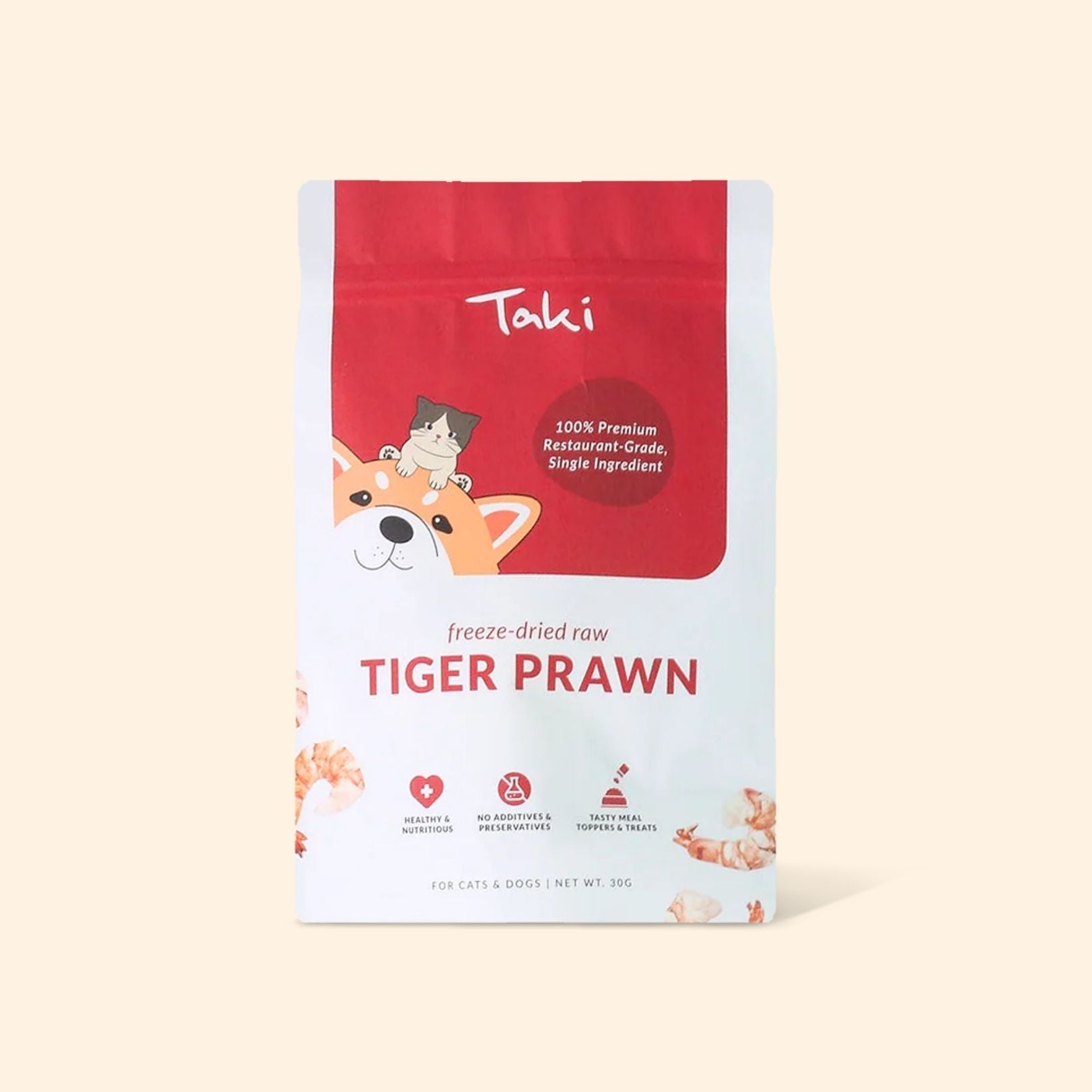 TAKI Whole Tiger Prawn Freeze-Dried Treats