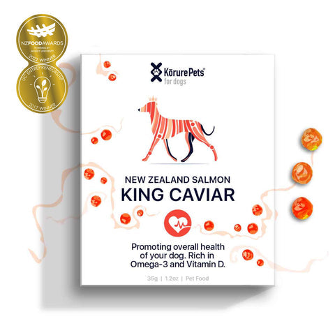 Kōrure Pets - New Zealand King Salmon Roe Freeze-Dried 35g [Heart Health - For Dogs]
