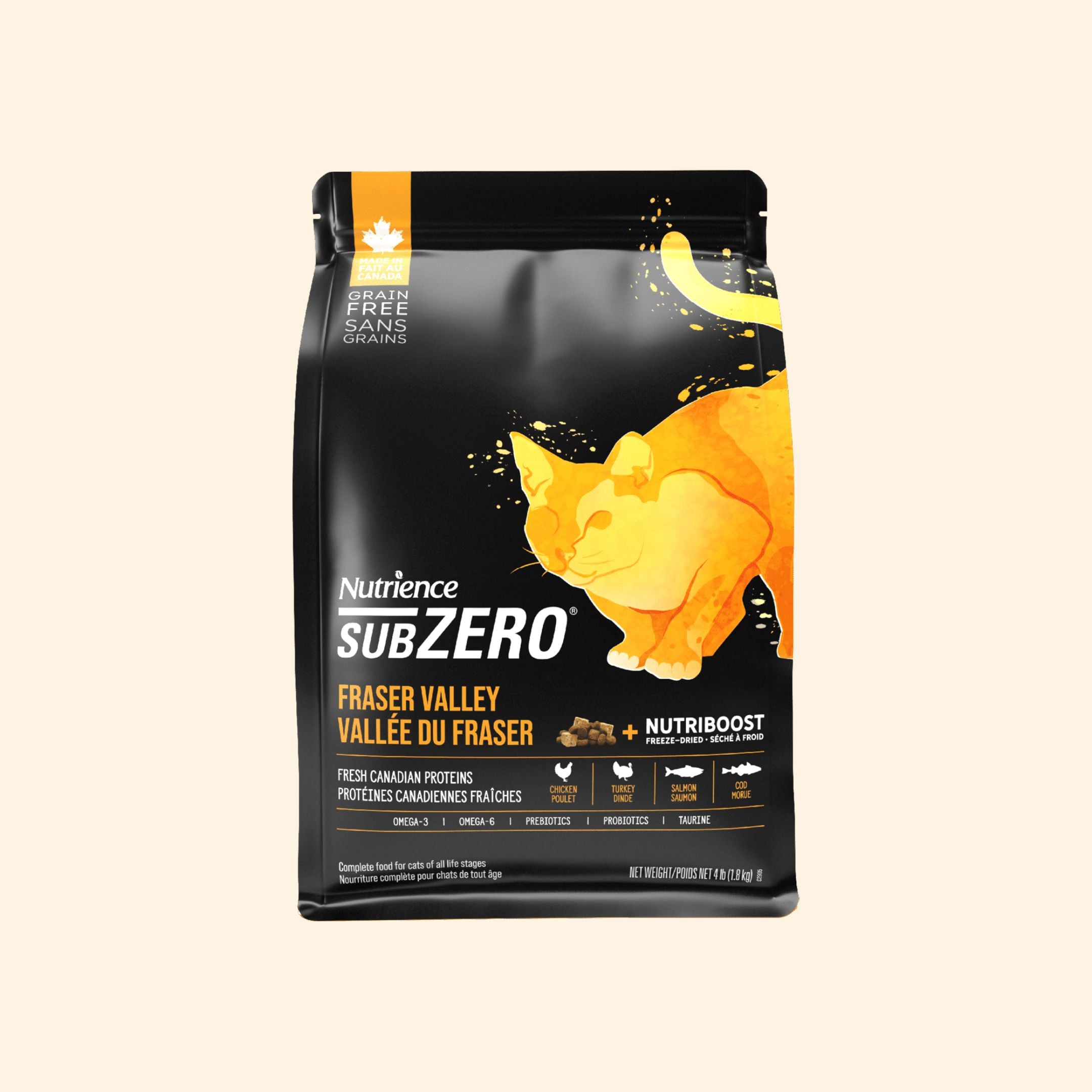Nutrience SubZero Fraser Valley Cat food