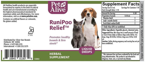 PetAlive - RuniPoo Relief 針對腹瀉狀況 50ml