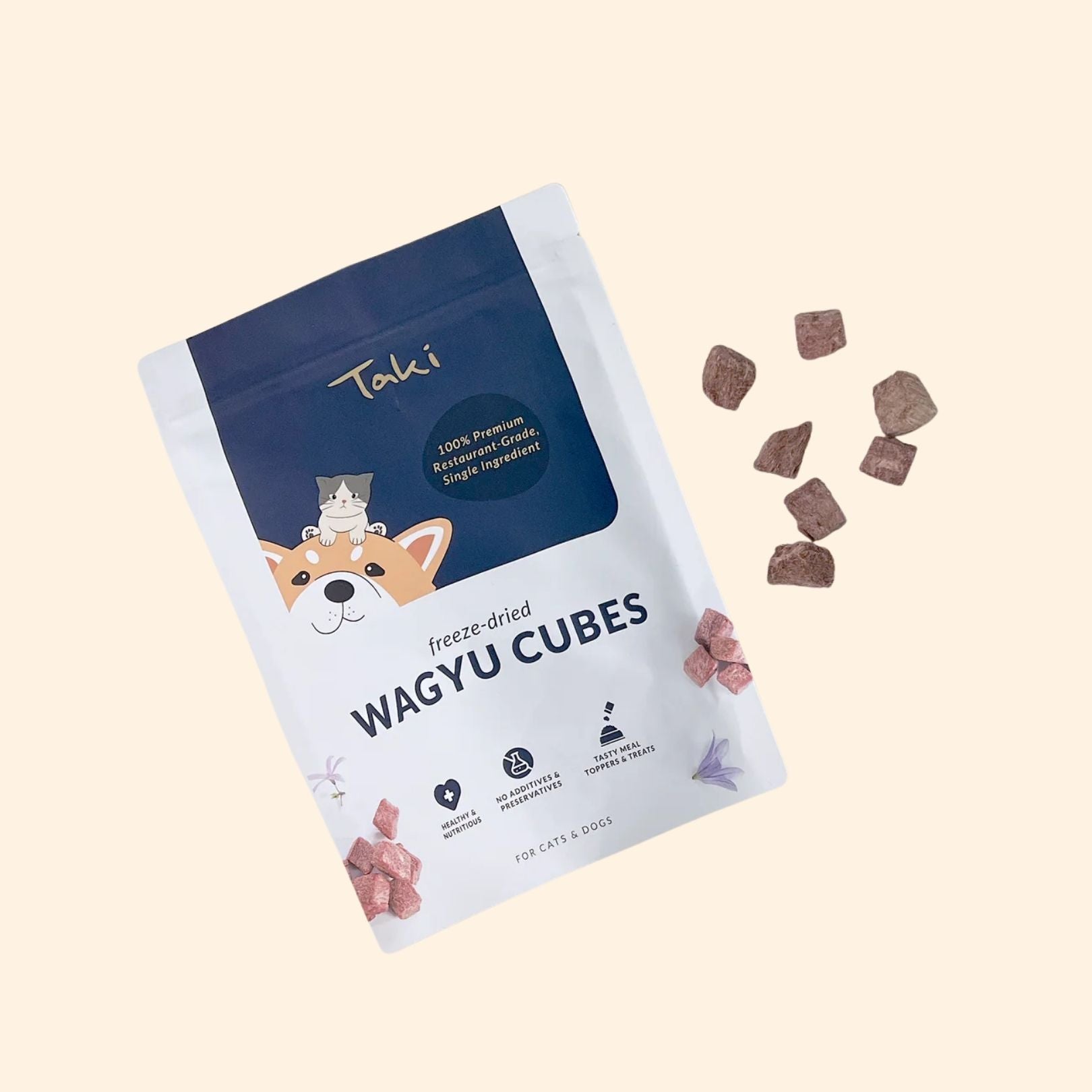 TAKI Whole Piece Wagyu Freeze-Dried Snacks