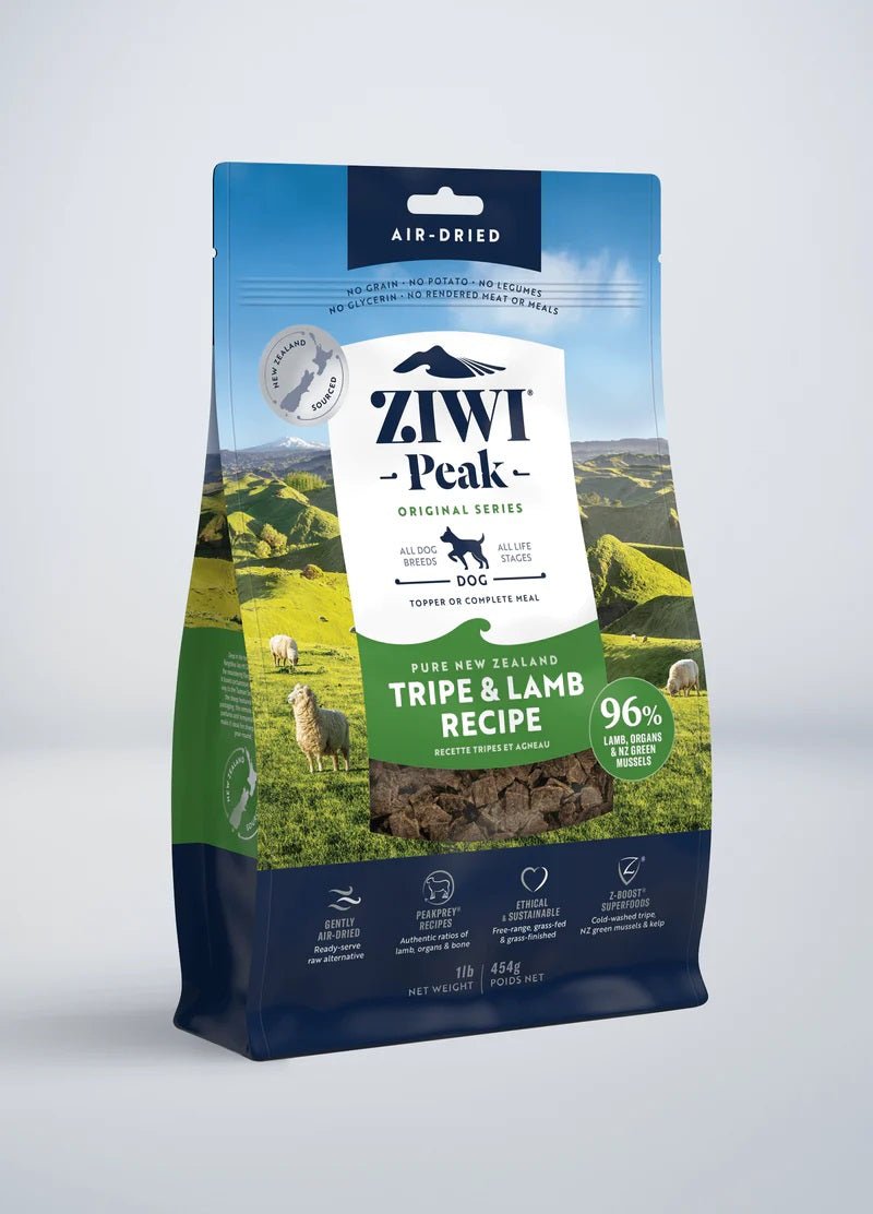 ZiwiPeak 無穀物 風乾脫水 狗糧 - Tripe & Lamb 羊肚羊肉 - 幸福站