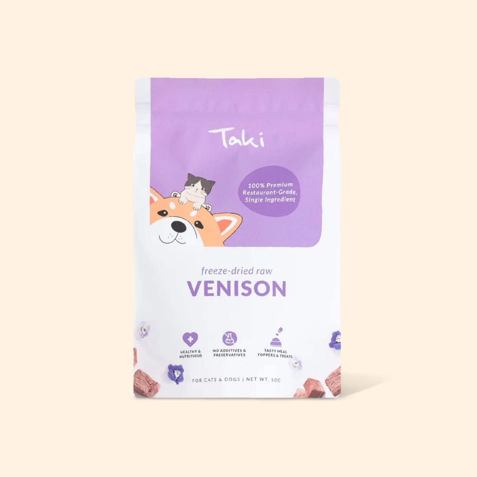 TAKI Premium Venison Freeze-Dried Snacks